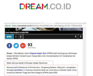 Bimbel stan dream