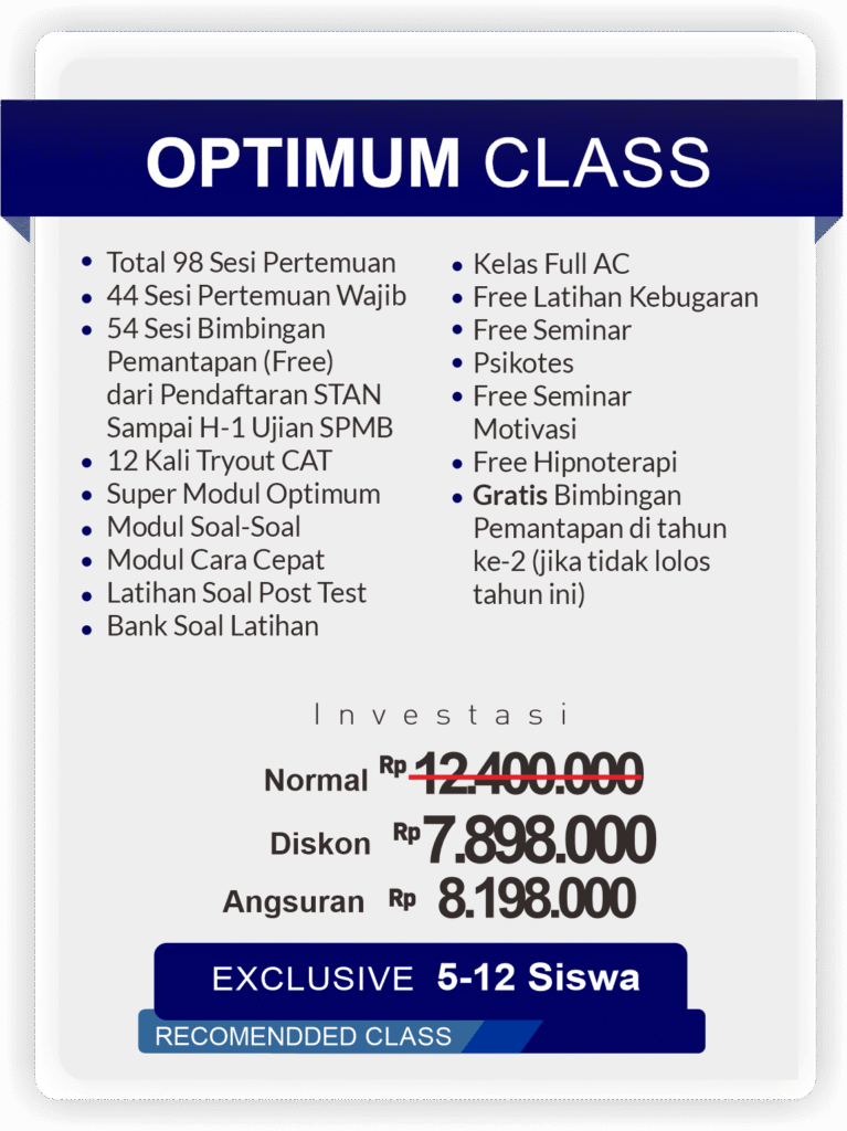 Optimum class