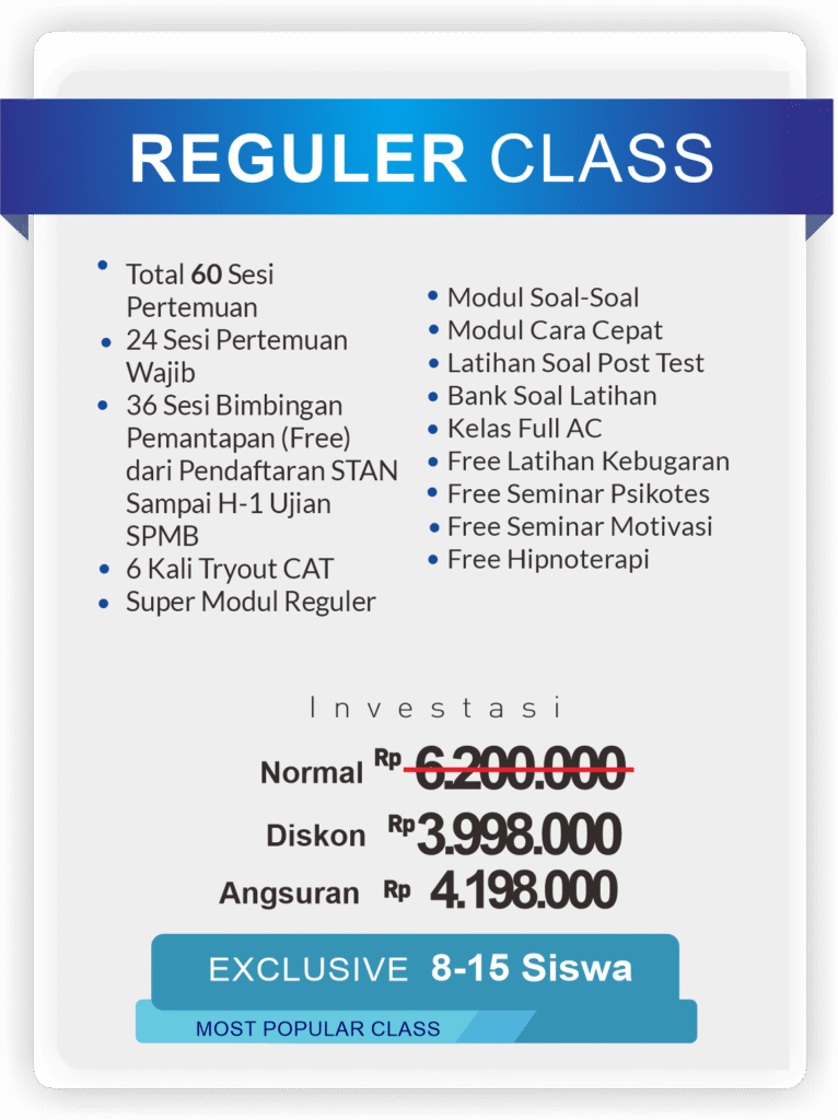 Reguler class