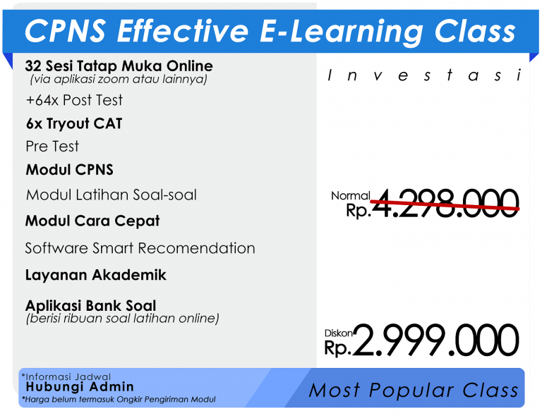 CPNS harga Effective e learn
